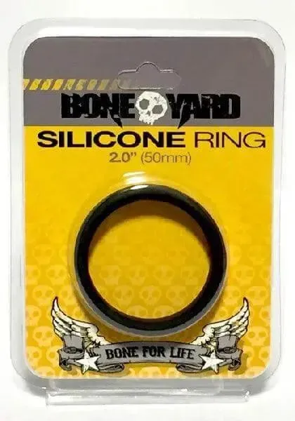 Boneyard Silicone Ring 50mm Black