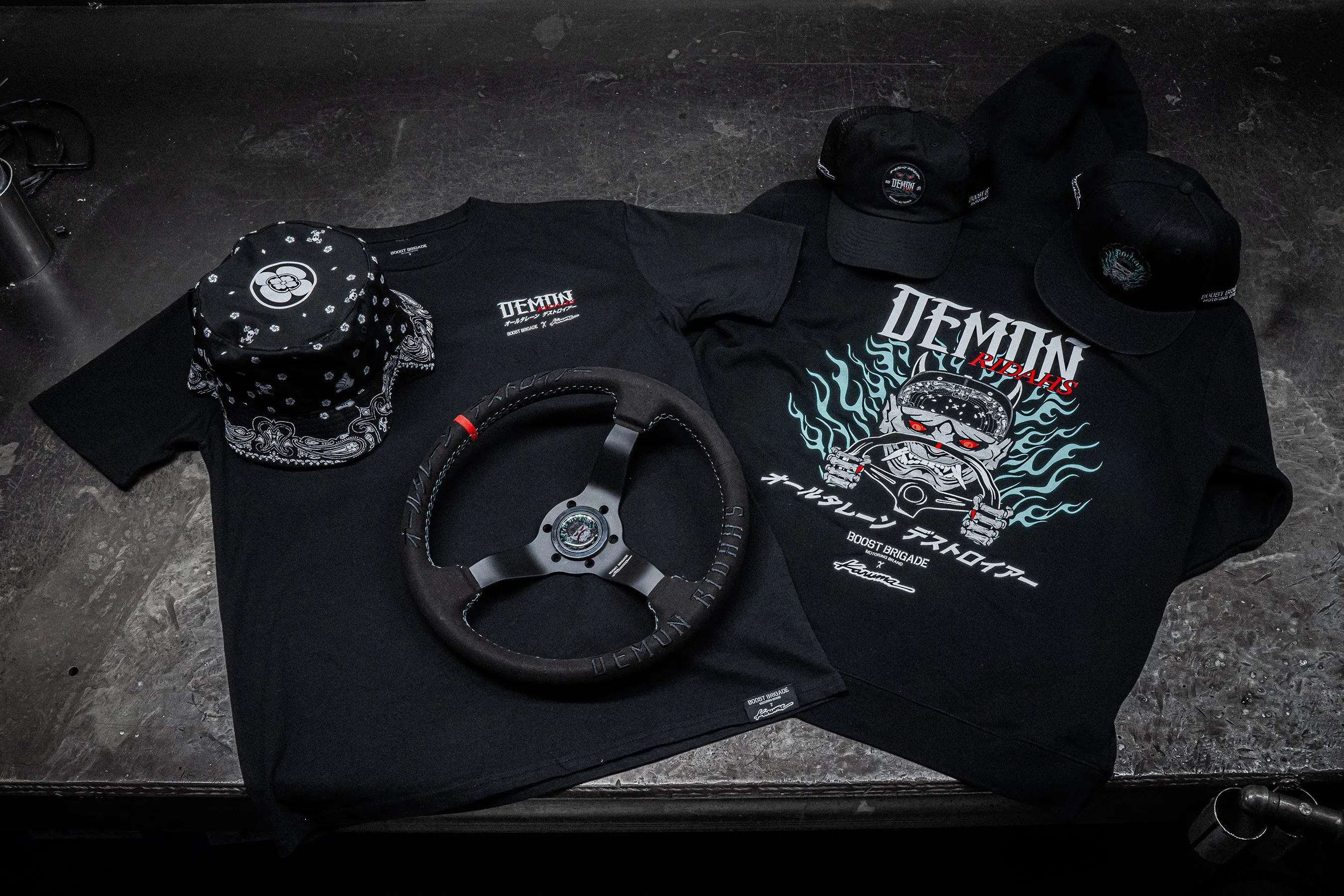 Boost Brigade x Karuma  Demon Ridahs Tee