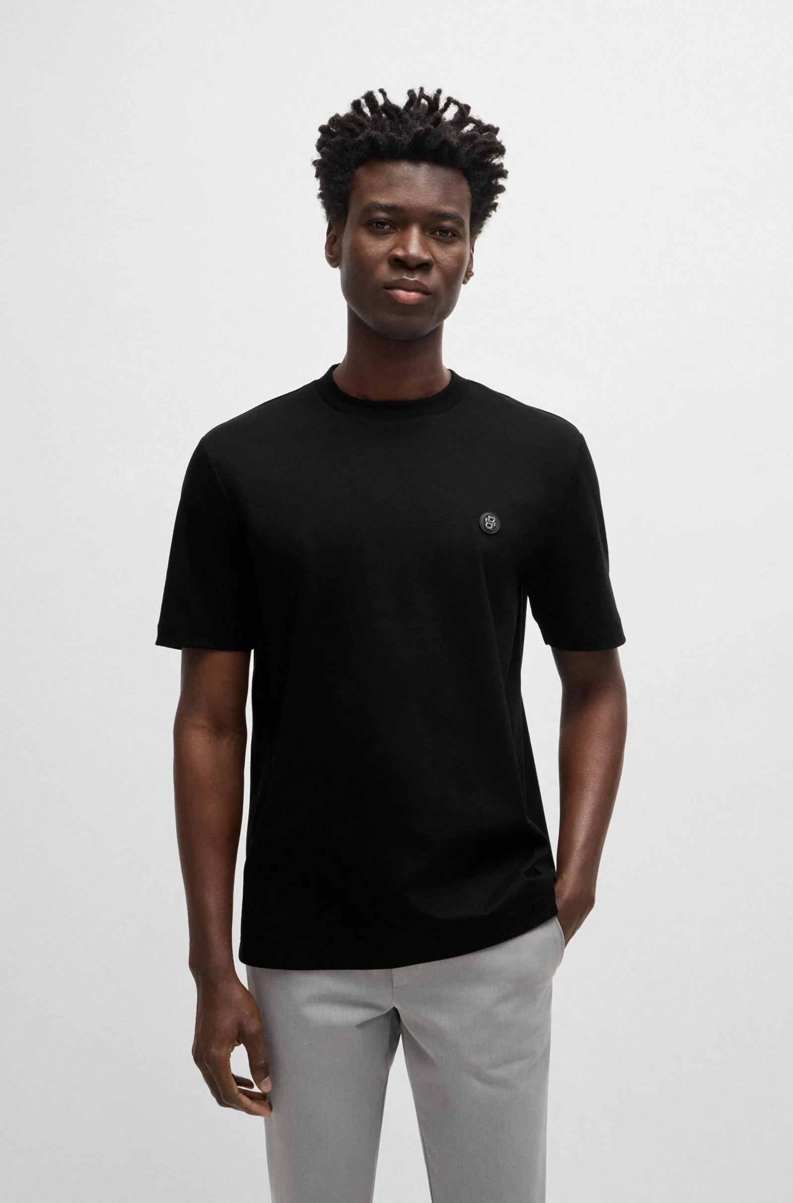 BOSS T-Shirts Regular Fit in Cotton - C-TAUT 01 10263030 01-50520298