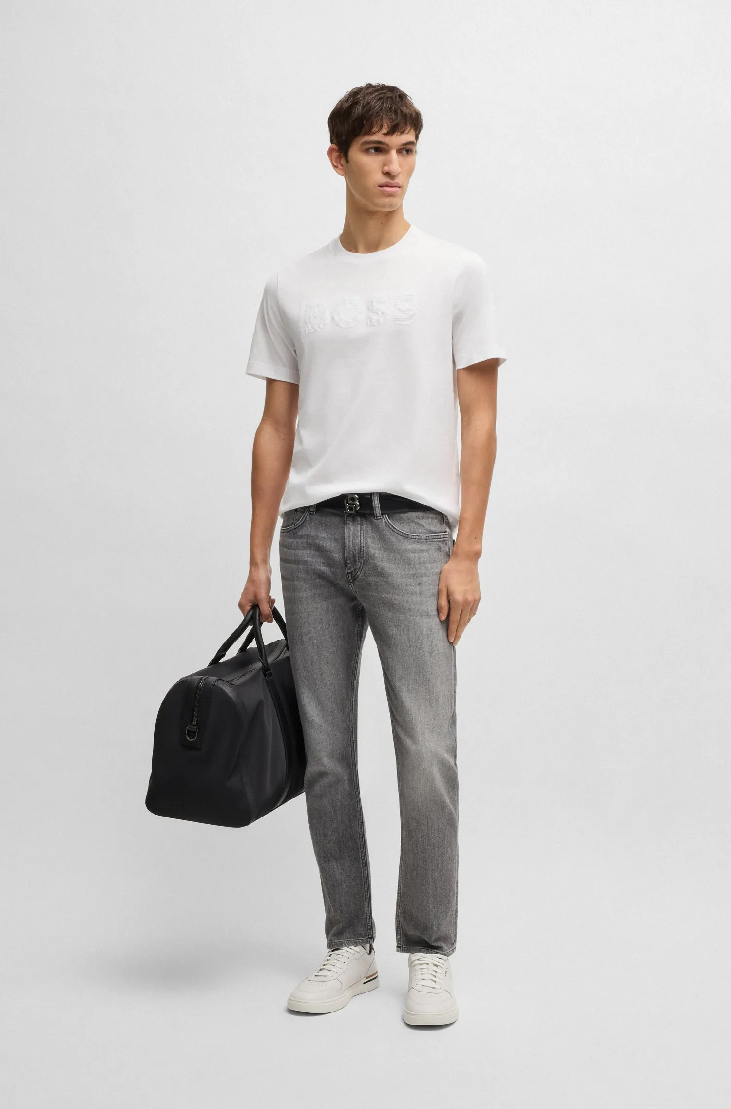 BOSS T-Shirts Regular Fit in Cotton - C-THOMPSON 121 10247170 01-50536796