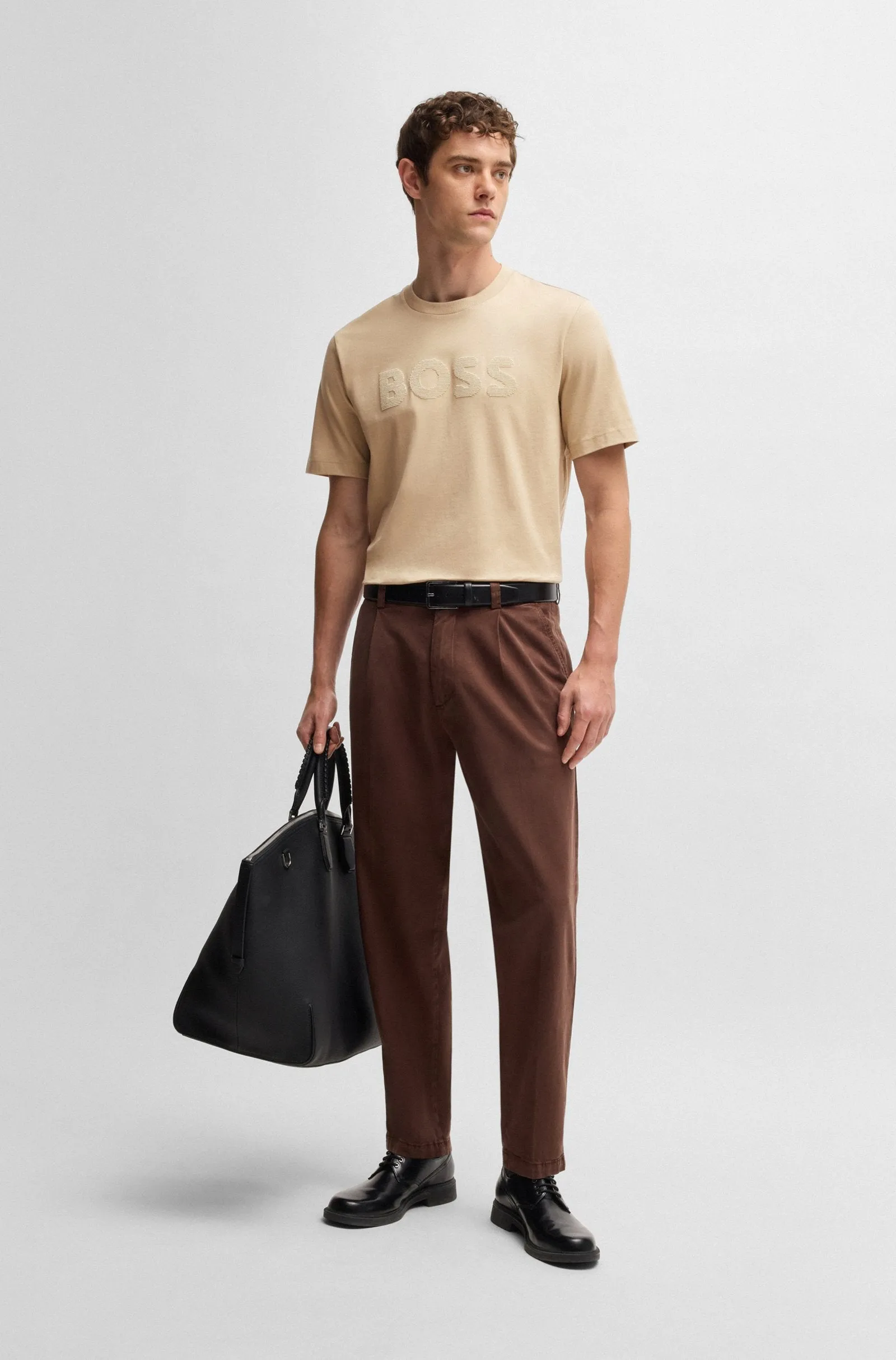 BOSS T-Shirts Regular Fit in Cotton - C-THOMPSON 121 10247170 01-50536796