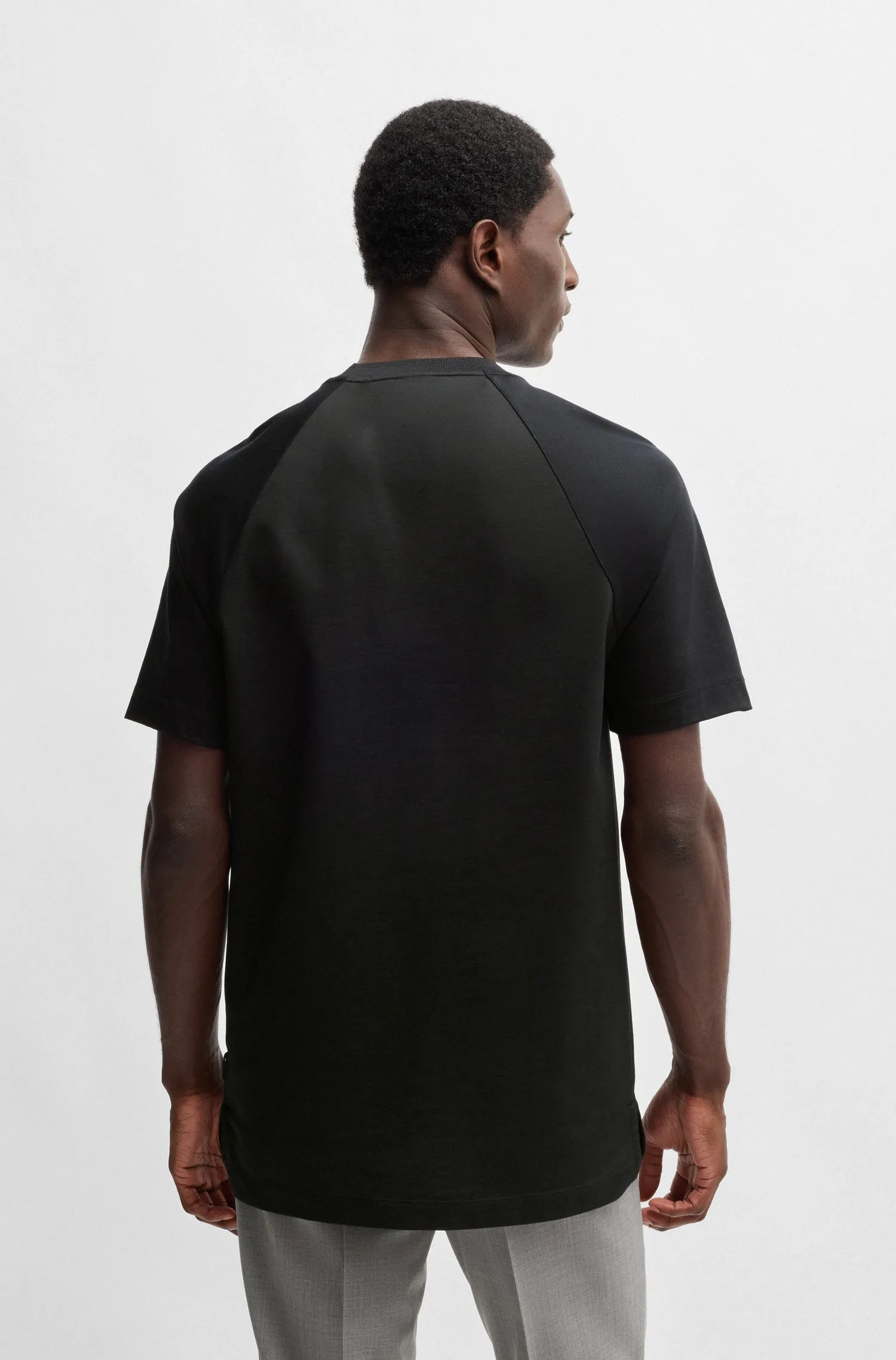 BOSS T-Shirts Regular Fit in Cotton Mix - P-THOMPSON 224 10269638 01-50531962