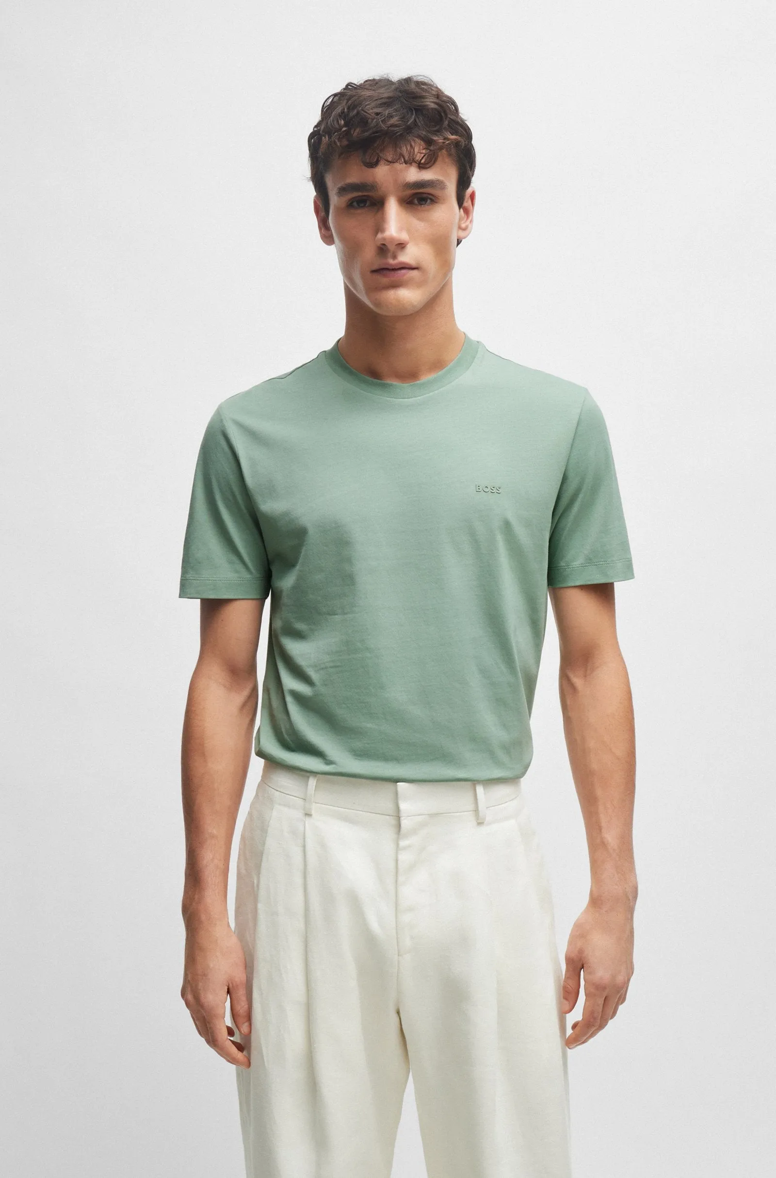 BOSS T-Shirts Regular Fit in Cotton - THOMPSON 01 10241525 01-50468347