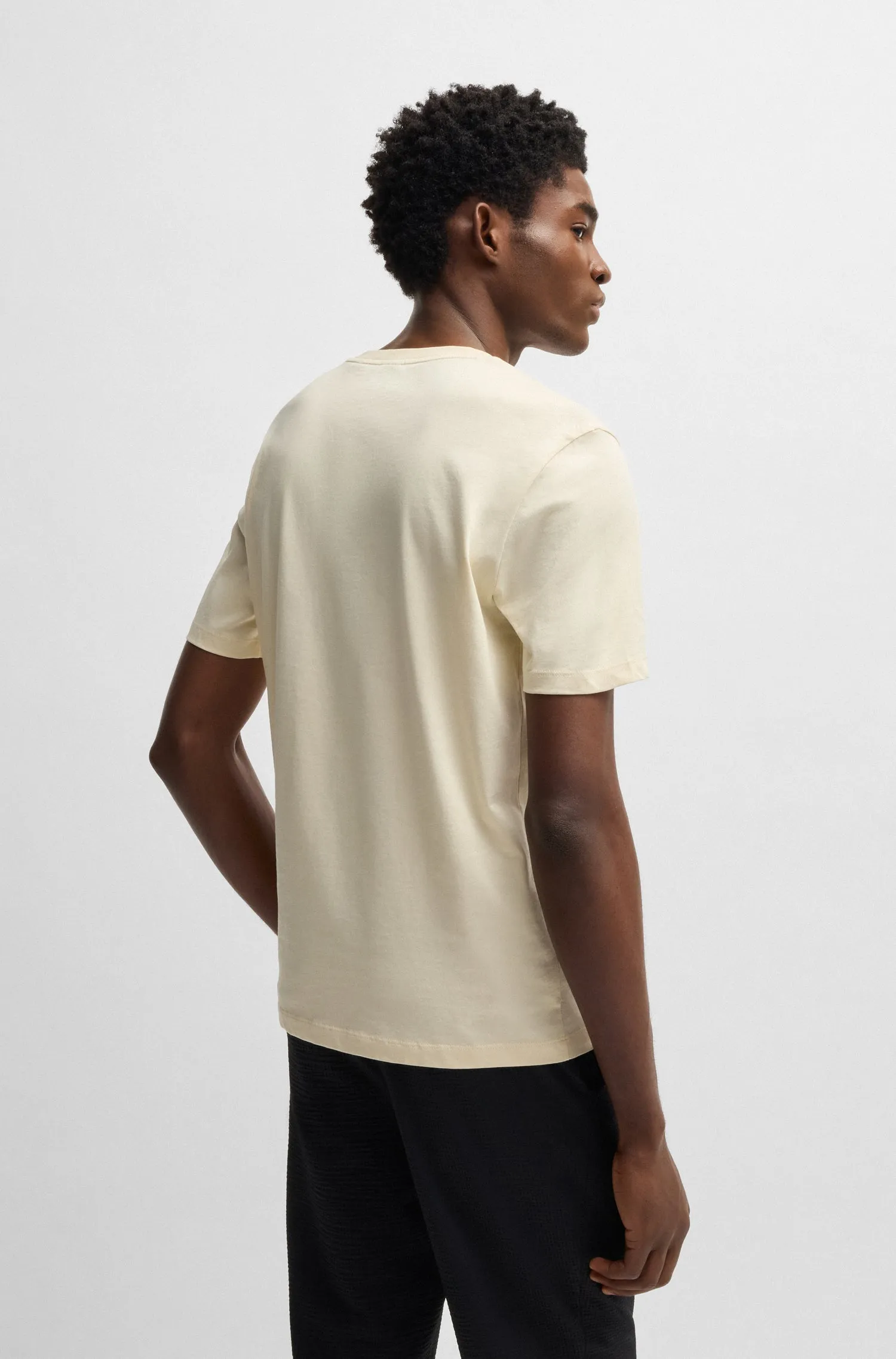 BOSS T-Shirts Regular Fit in Cotton - THOMPSON 01 10241525 01-50468347