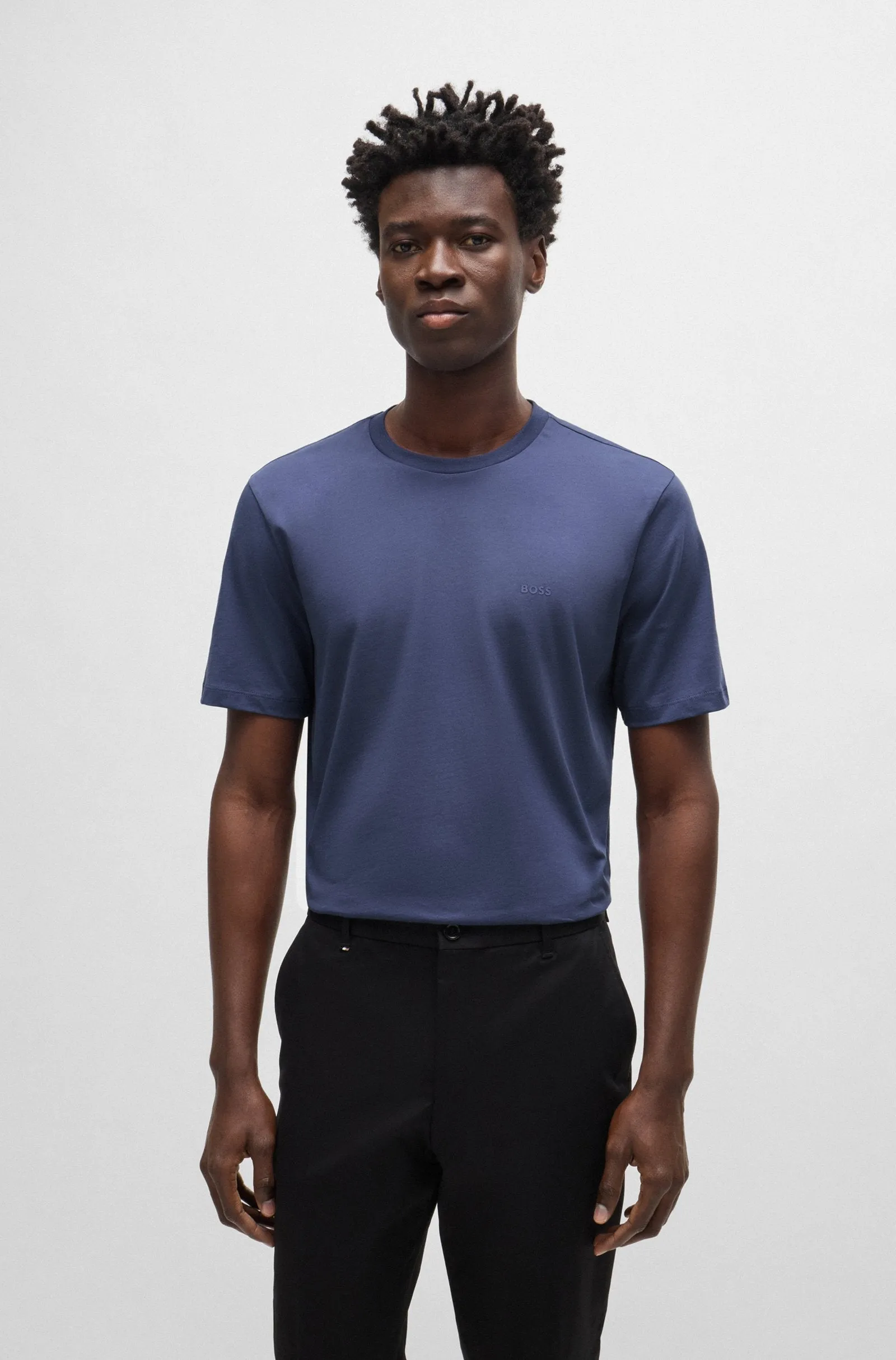 BOSS T-Shirts Regular Fit in Cotton - THOMPSON 01 10241525 01-50468347