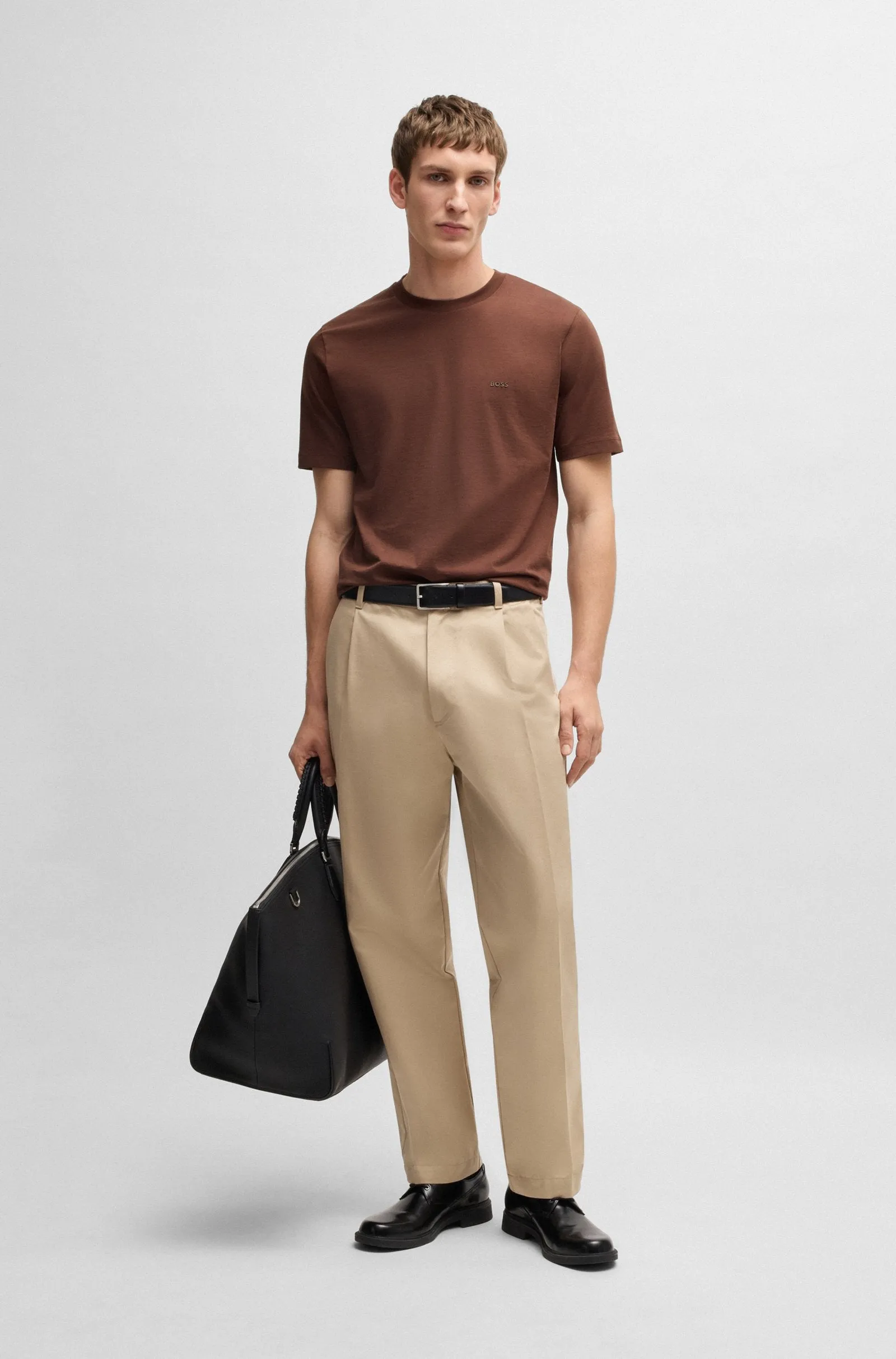 BOSS T-Shirts Regular Fit in Cotton - THOMPSON 01 10241525 01-50468347