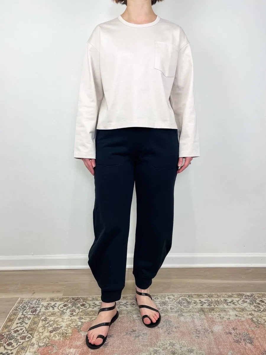 Boxy Tee in Oat