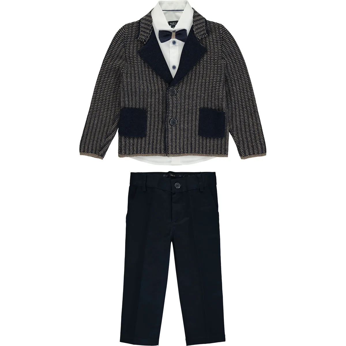 Boys Occasion Smart Suit 4 Piece Set