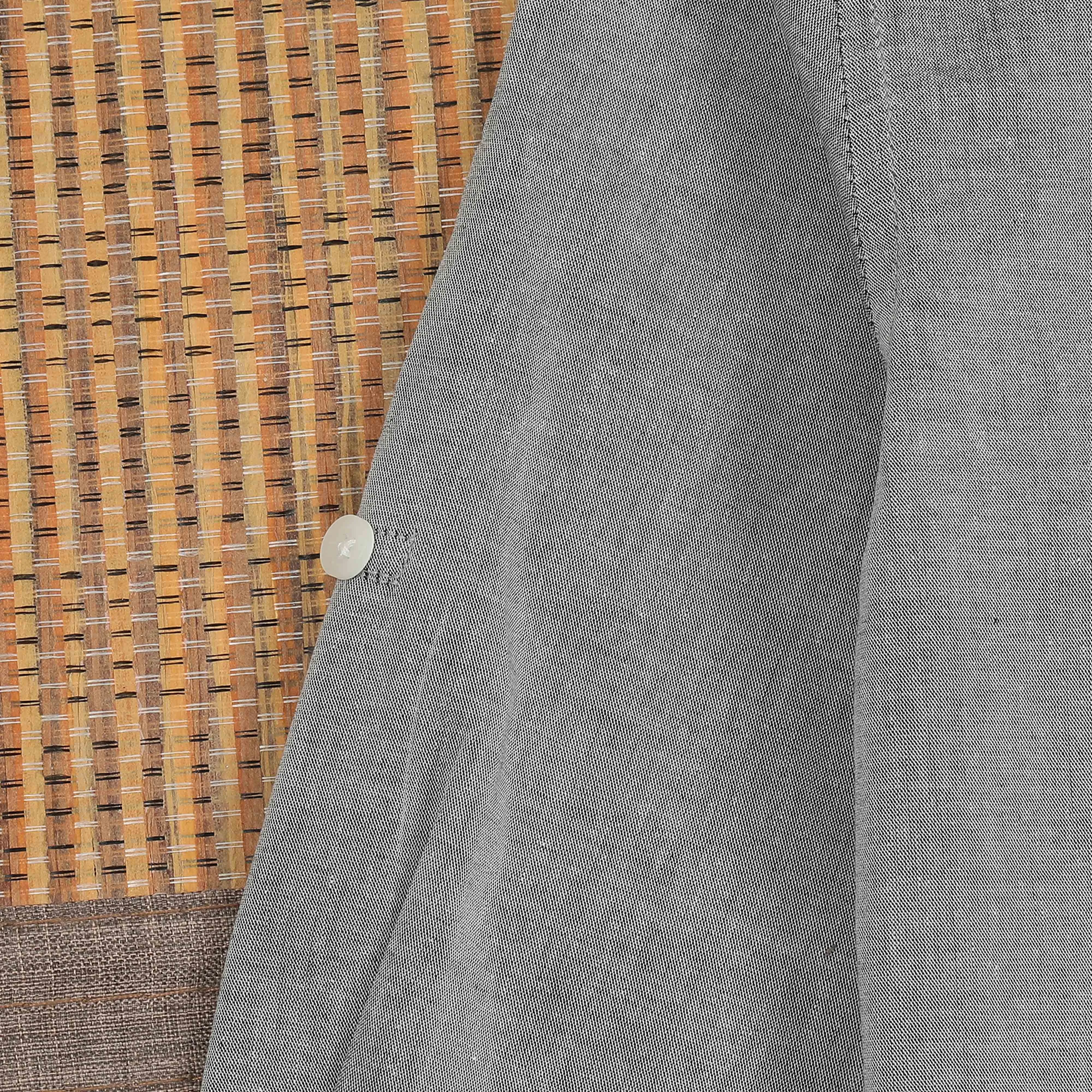 Boys Roll Up Sleeve Solid Shirt Cloud Grey
