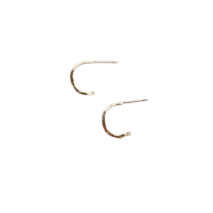 Branch Half Hoops in Gold