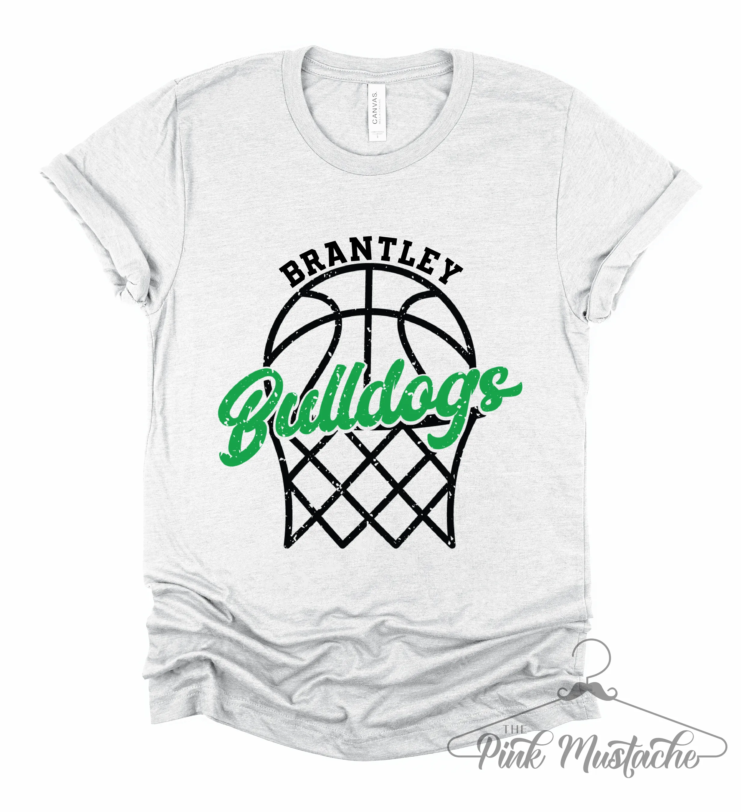 Brantley Bulldogs Basketball Soft Style School Tee/ Youth and Adult Sizes