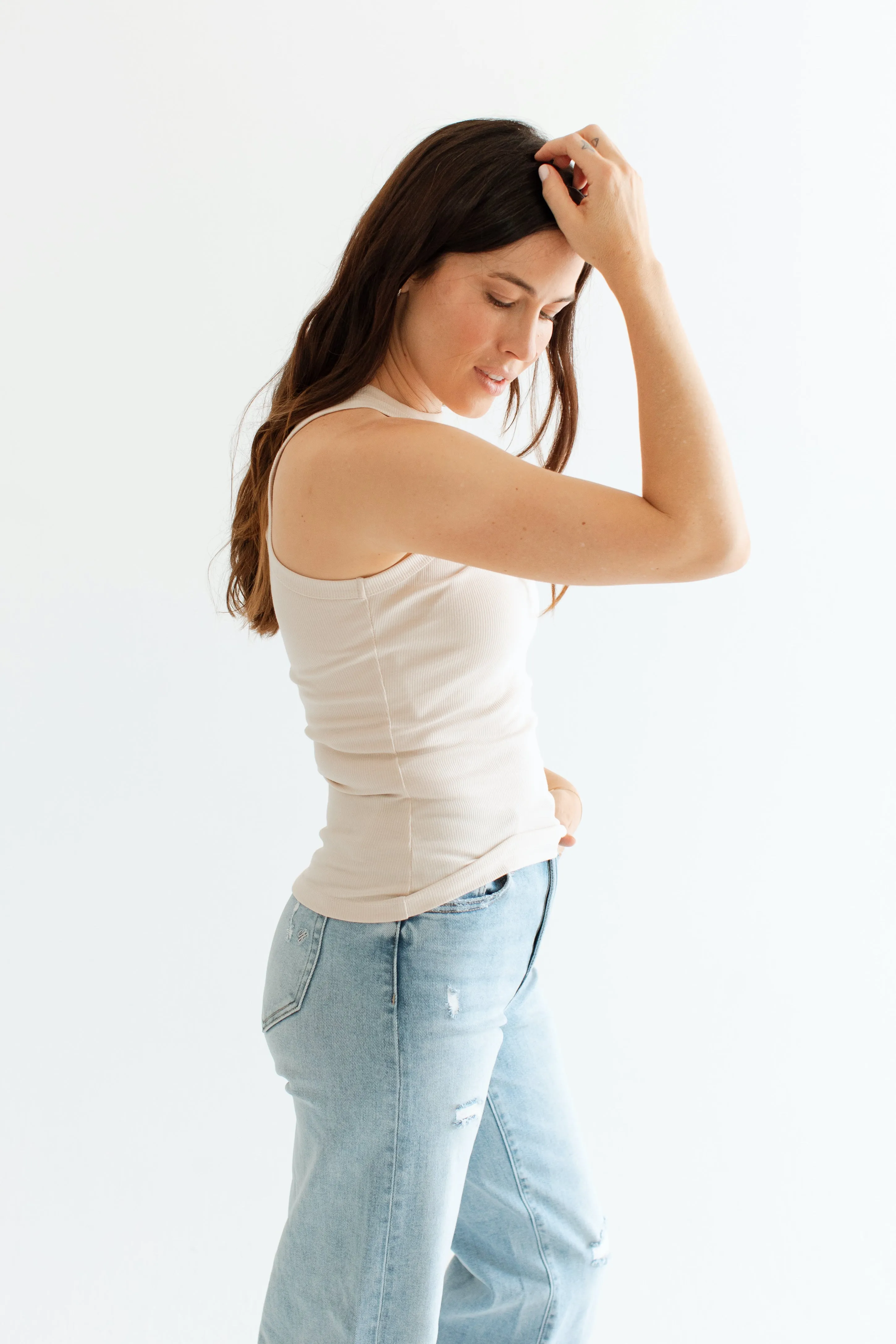 Brooke Essential Ribbed Tank