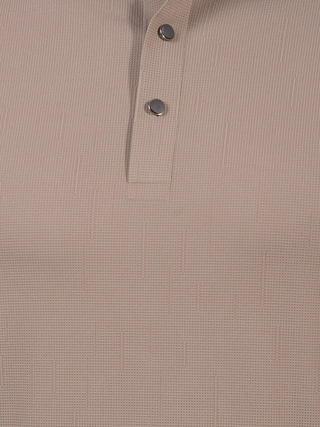 Brown Polo Neck T-Shirt