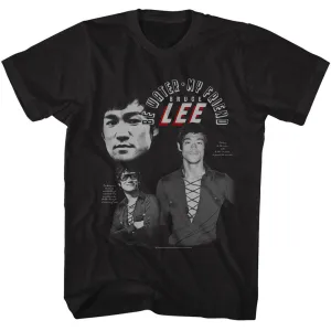 Bruce Lee Be Water Black T-Shirt