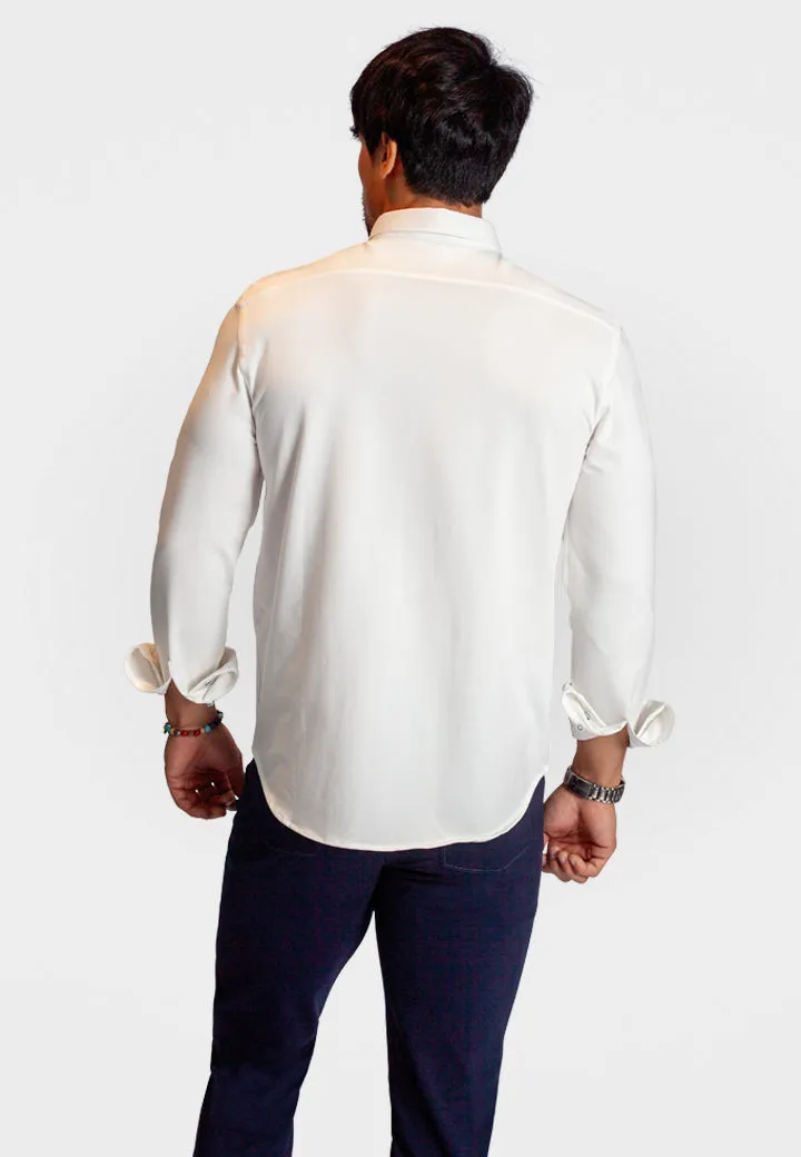 Buki   CINQO 'Single Shot' Long Sleeve Shirt White