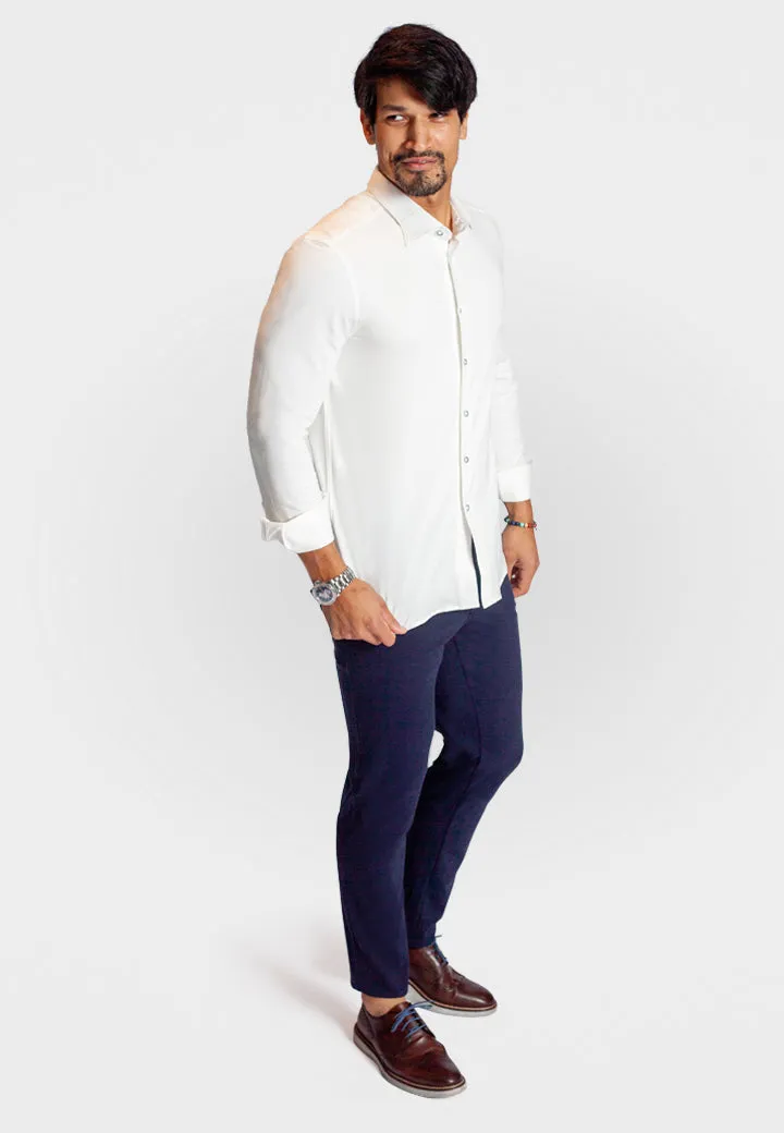 Buki   CINQO 'Single Shot' Long Sleeve Shirt White