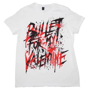 Bullet For My Valentine Splattered Logo T-Shirt