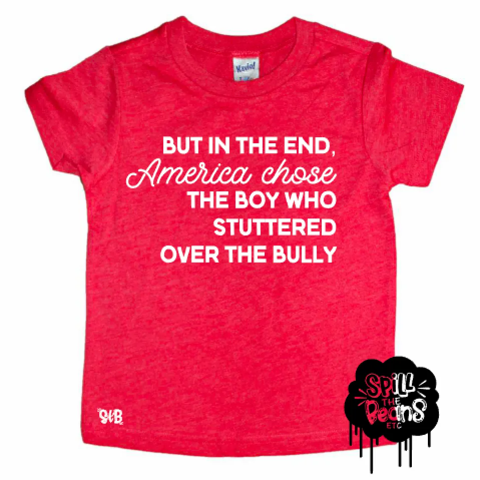 But in the end, America chose KIDS tee or tank