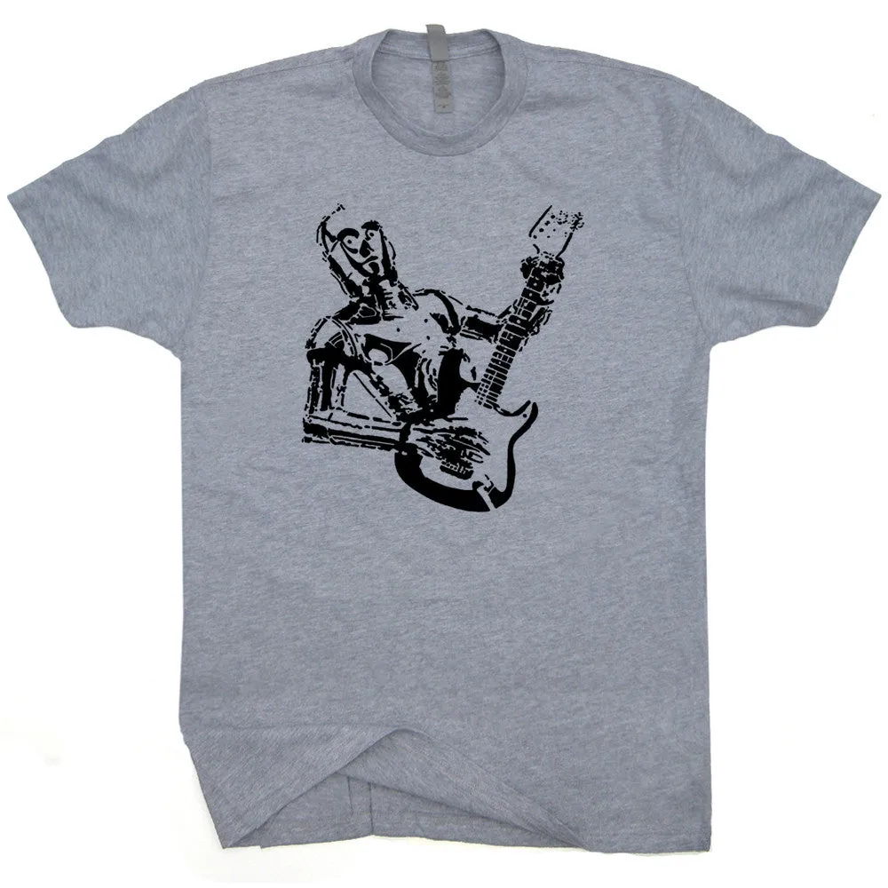 C3PO Guitar T Shirt Vintage Fender Guitar T Shirt Cool Guitar Shirt