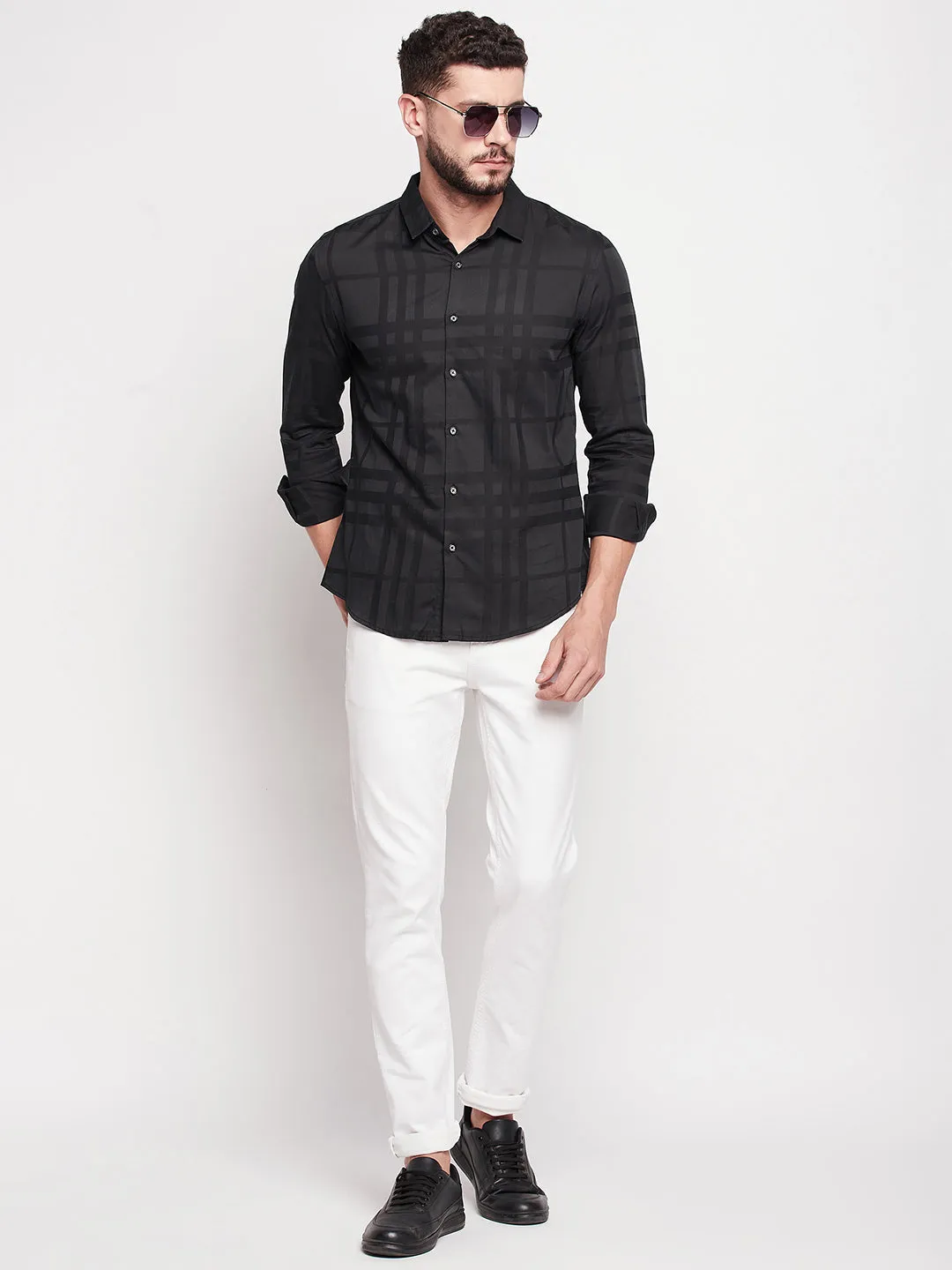 Camla Black Shirts For Men
