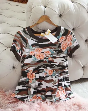Camo Rose Tee