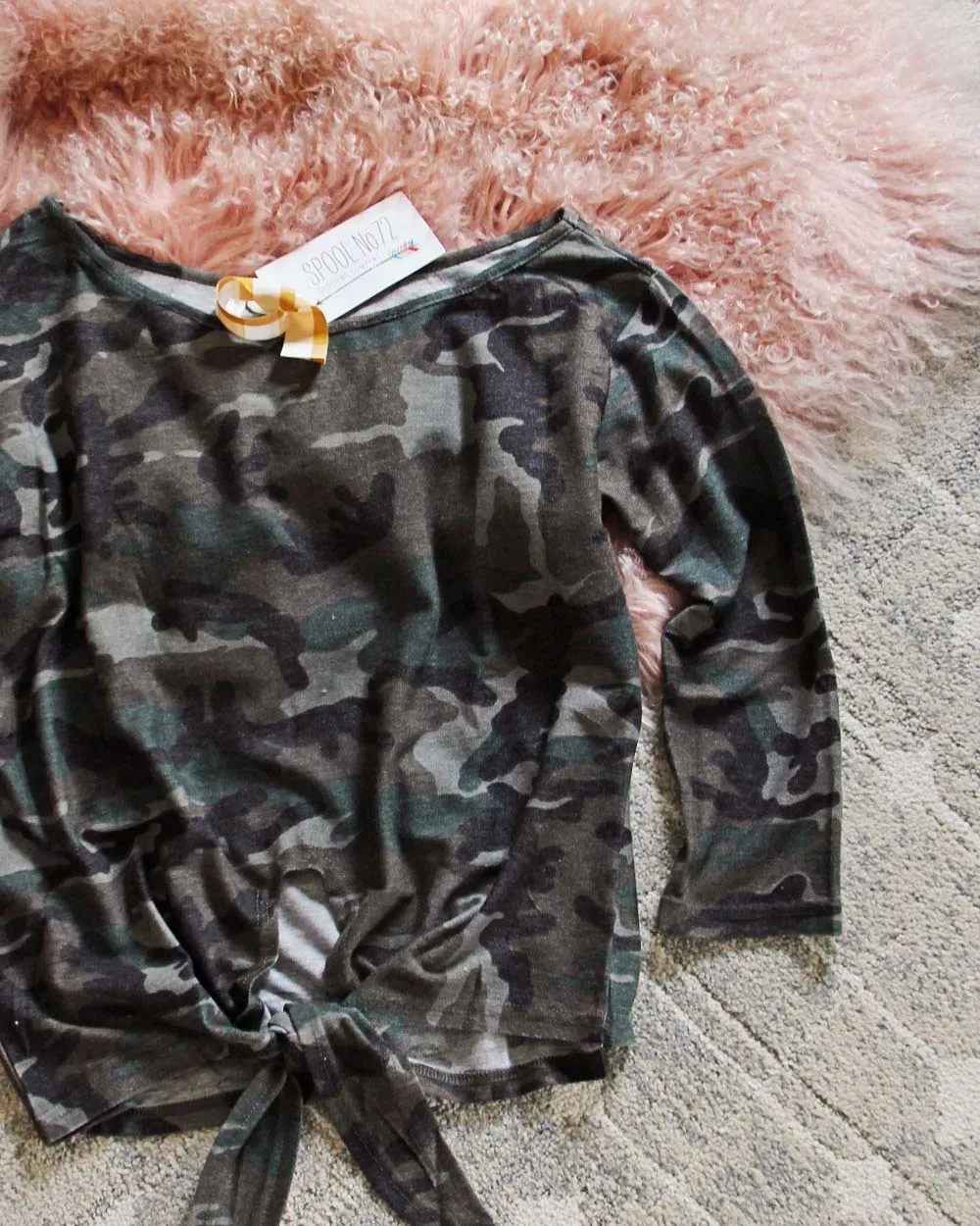 Camo Tie Tee