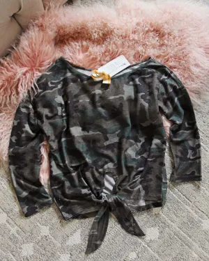Camo Tie Tee
