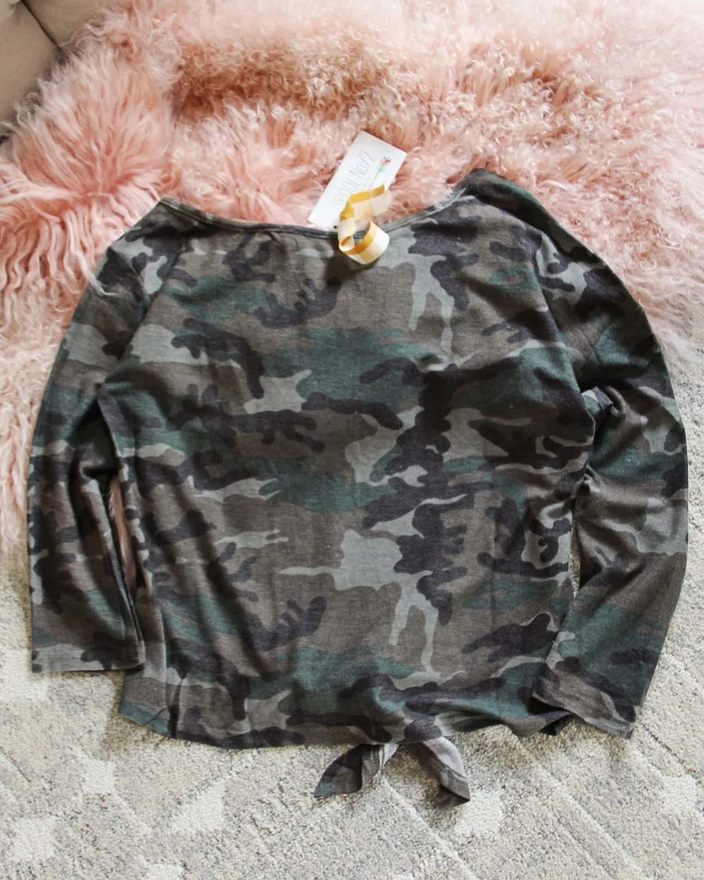Camo Tie Tee