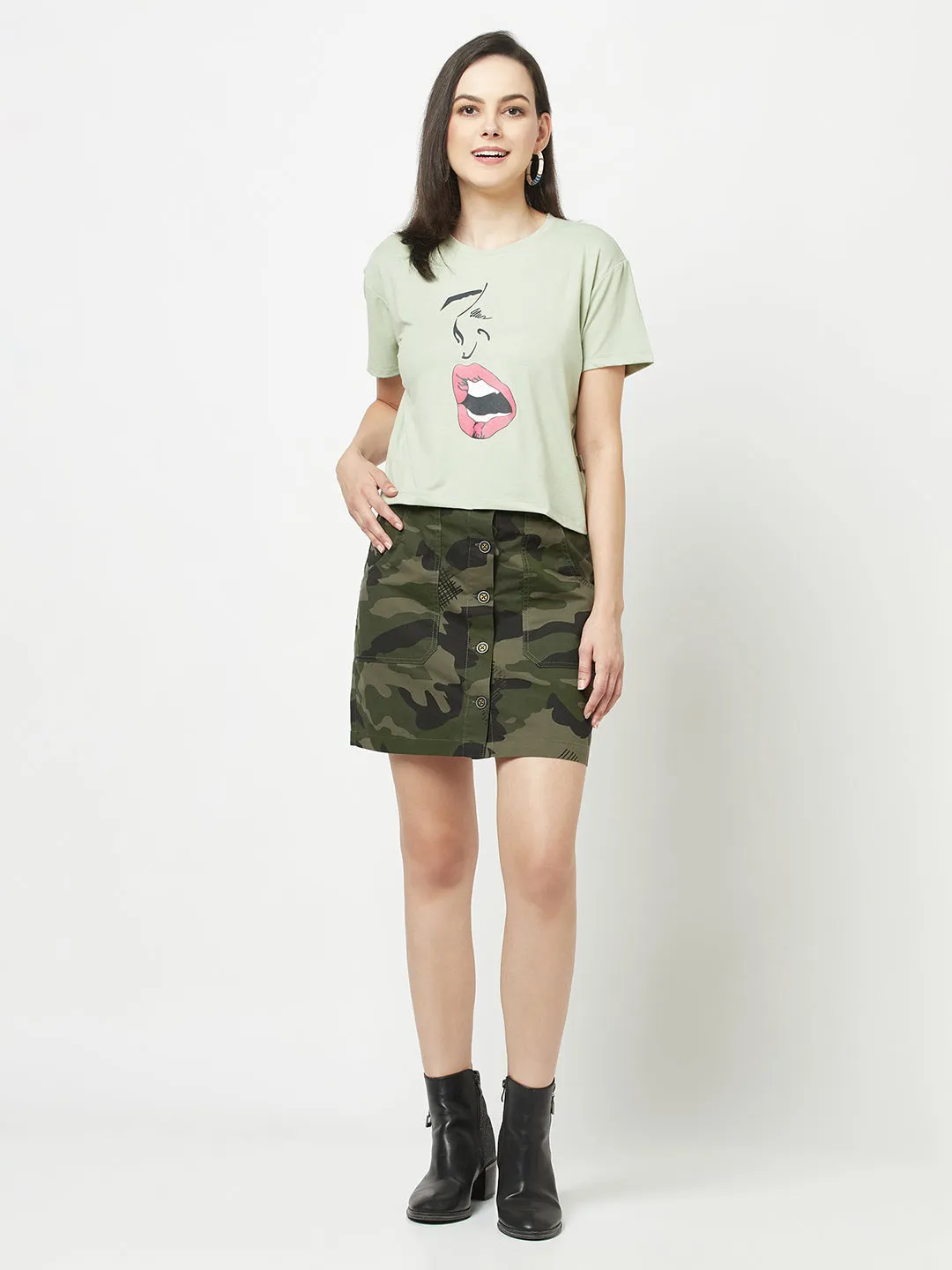 Camouflage Skirt