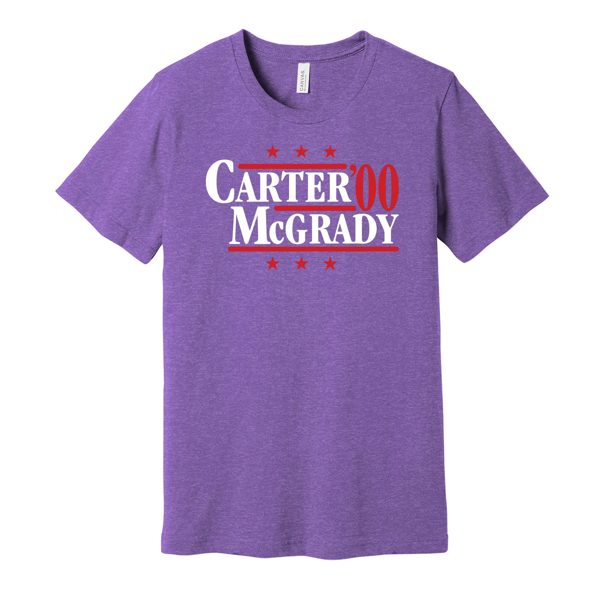 Carter & McGrady '00 - Toronto Legends Political Campaign Parody T-Shirt - Hyper Than Hype Shirts
