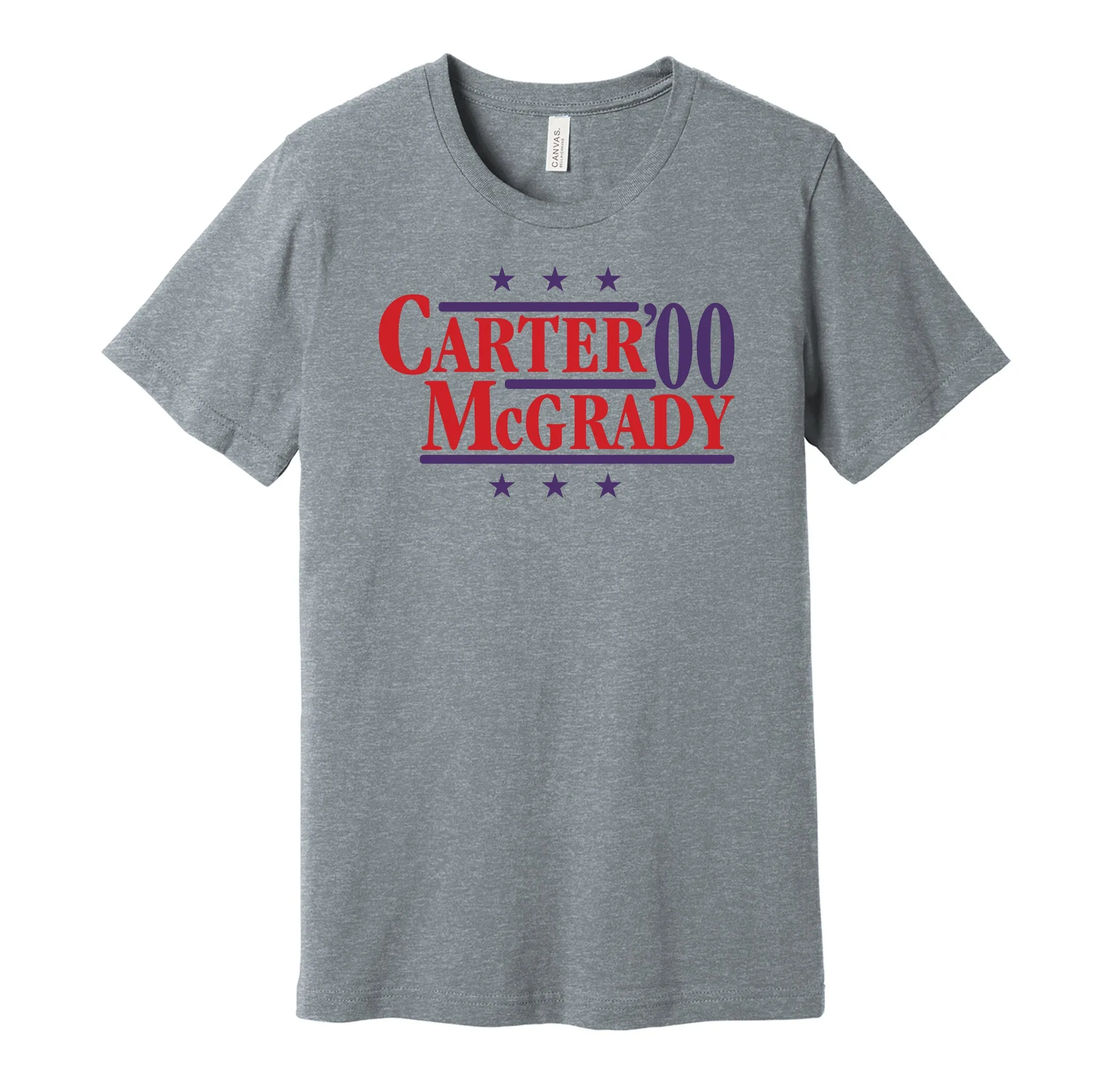 Carter & McGrady '00 - Toronto Legends Political Campaign Parody T-Shirt - Hyper Than Hype Shirts