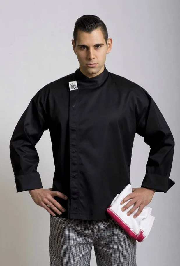Chef Revival - Modern Black Long Sleeve Chef Jacket