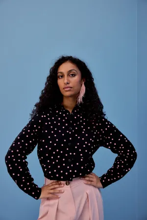 CHEMISE OMER POLKA ROSE