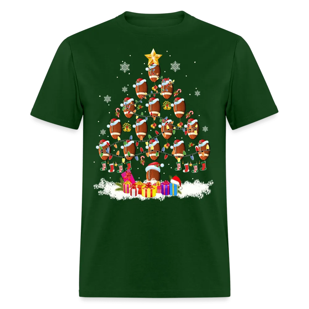 Christmas - Baseball Christmas Tree - Family Shirts Men, Woman Christmas T Shirts