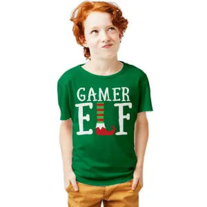 Christmas Elf Squad Gamer Meme Cute Funny Matching Family Youth T-Shirt