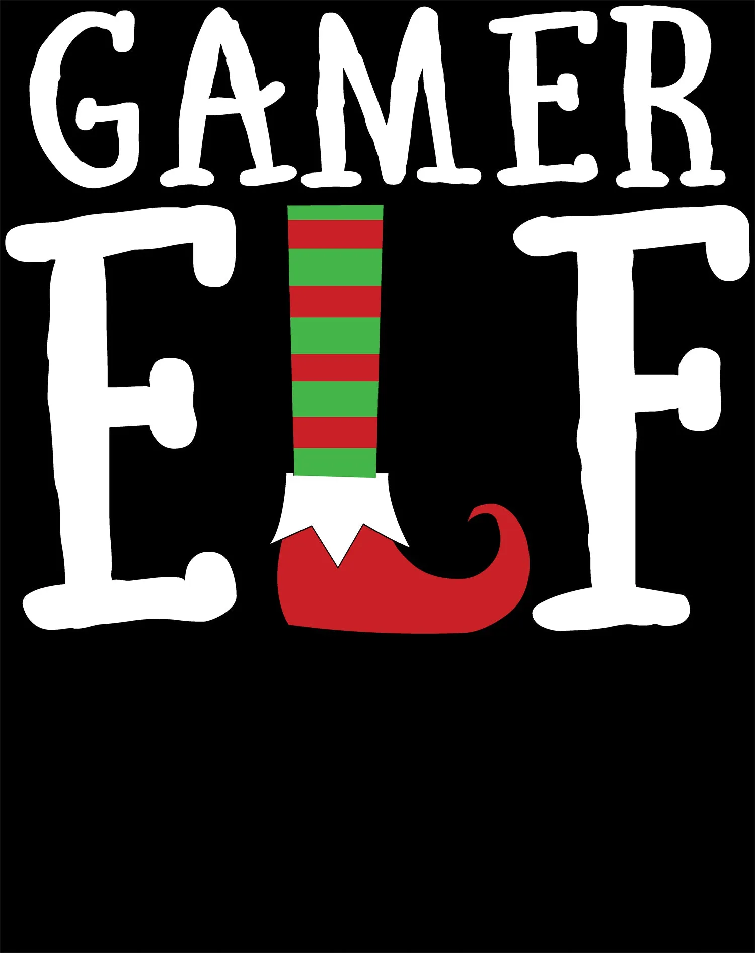 Christmas Elf Squad Gamer Meme Cute Funny Matching Family Youth T-Shirt