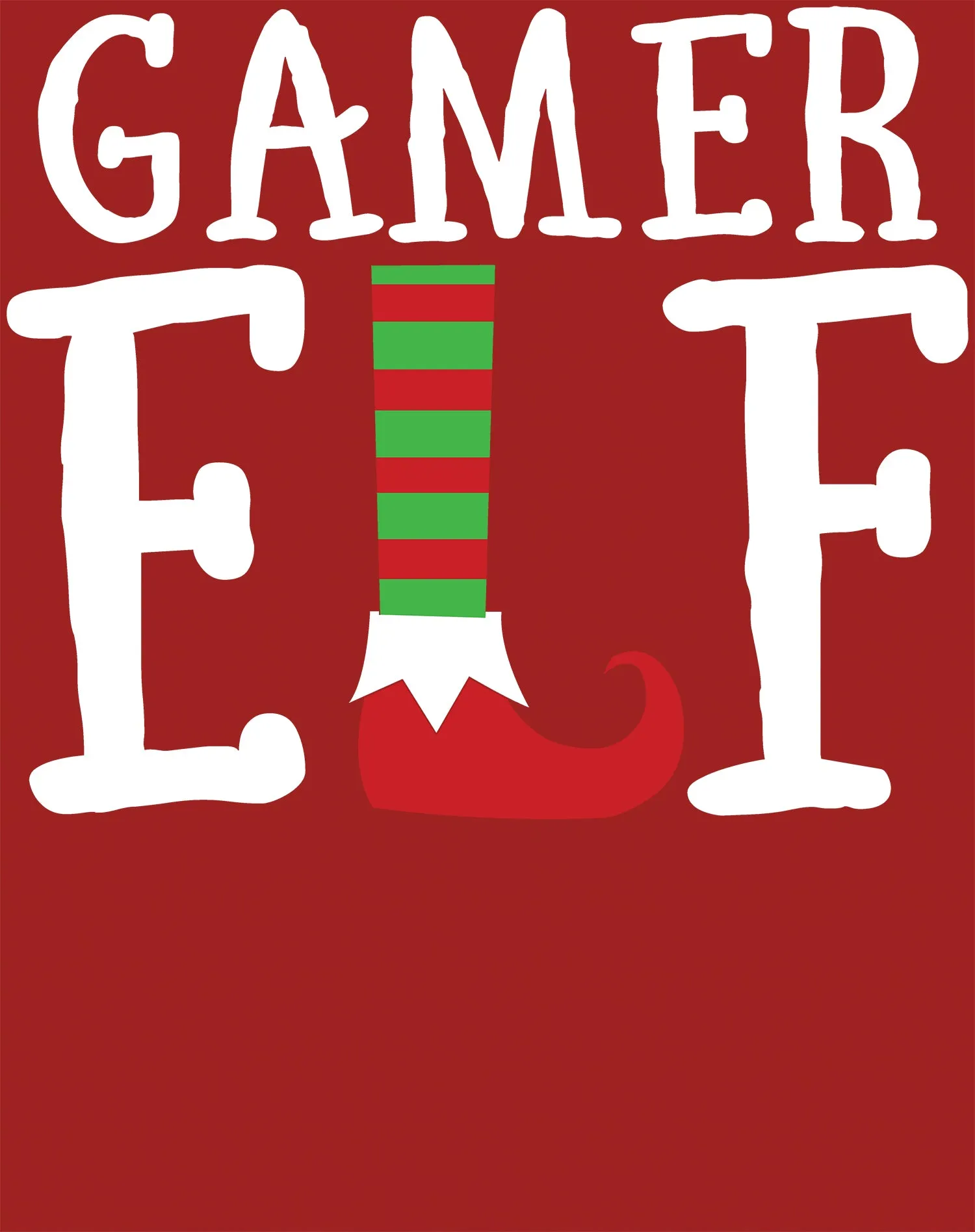 Christmas Elf Squad Gamer Meme Cute Funny Matching Family Youth T-Shirt