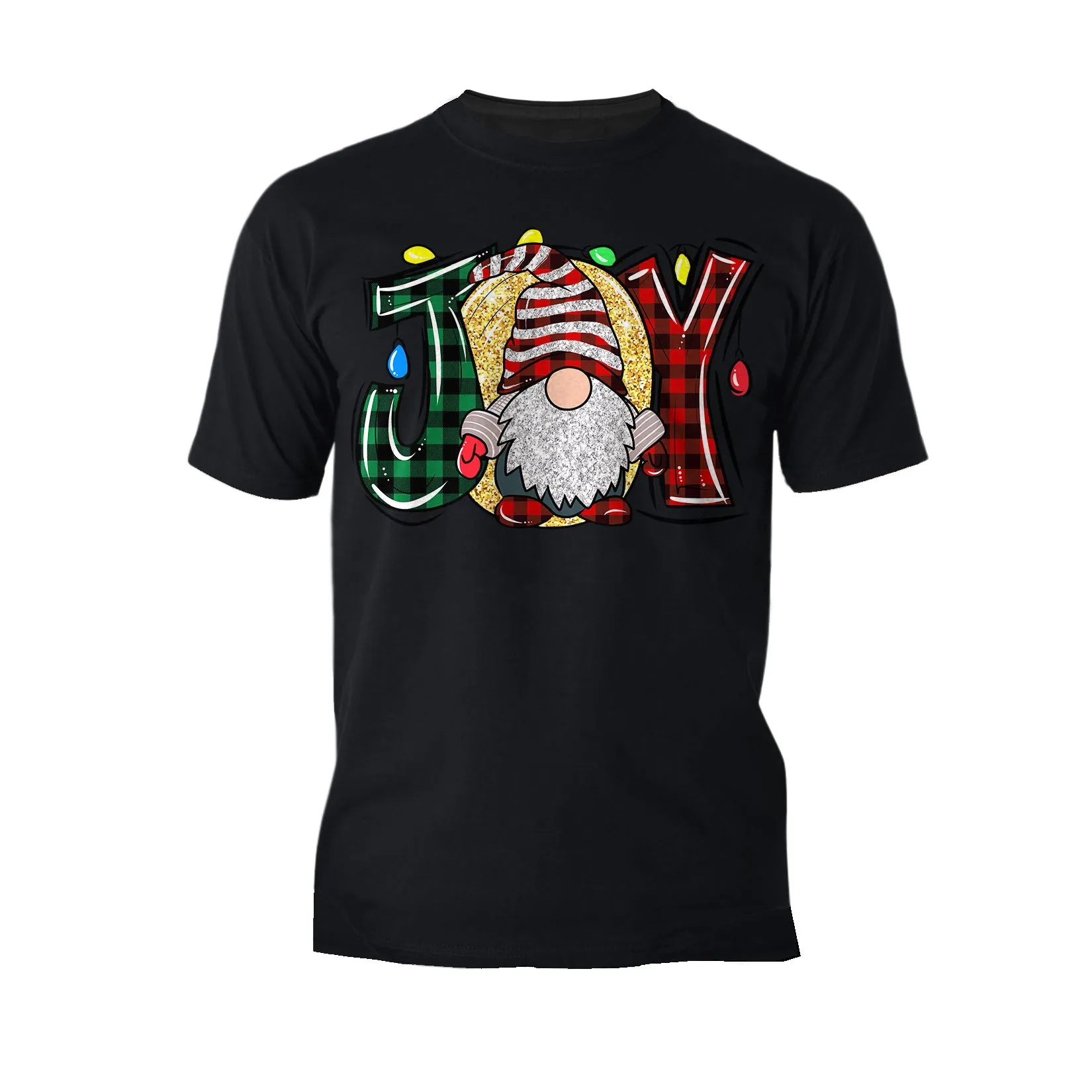 Christmas Gnome Joy Sparkle Meme Traditional Xmas Family Fun Men's T-Shirt