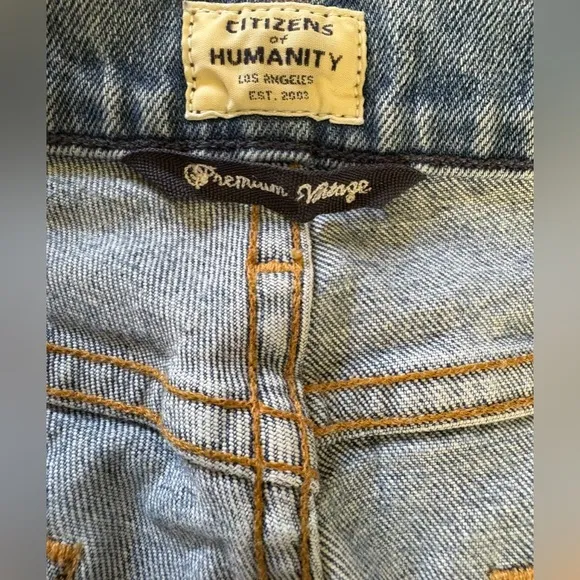Citizens of Humanity Georgia High Rise Bootcut Jeans 25 Taboo Premium Vintage
