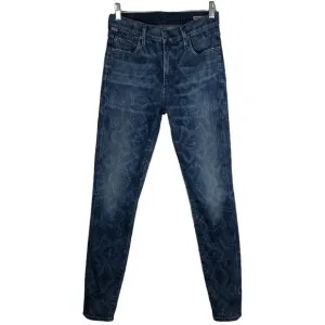 Citizens of Humanity The Rocket High Rise Jeans Kilim Print  27 Ikat