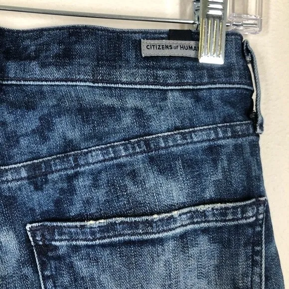 Citizens of Humanity The Rocket High Rise Jeans Kilim Print  27 Ikat