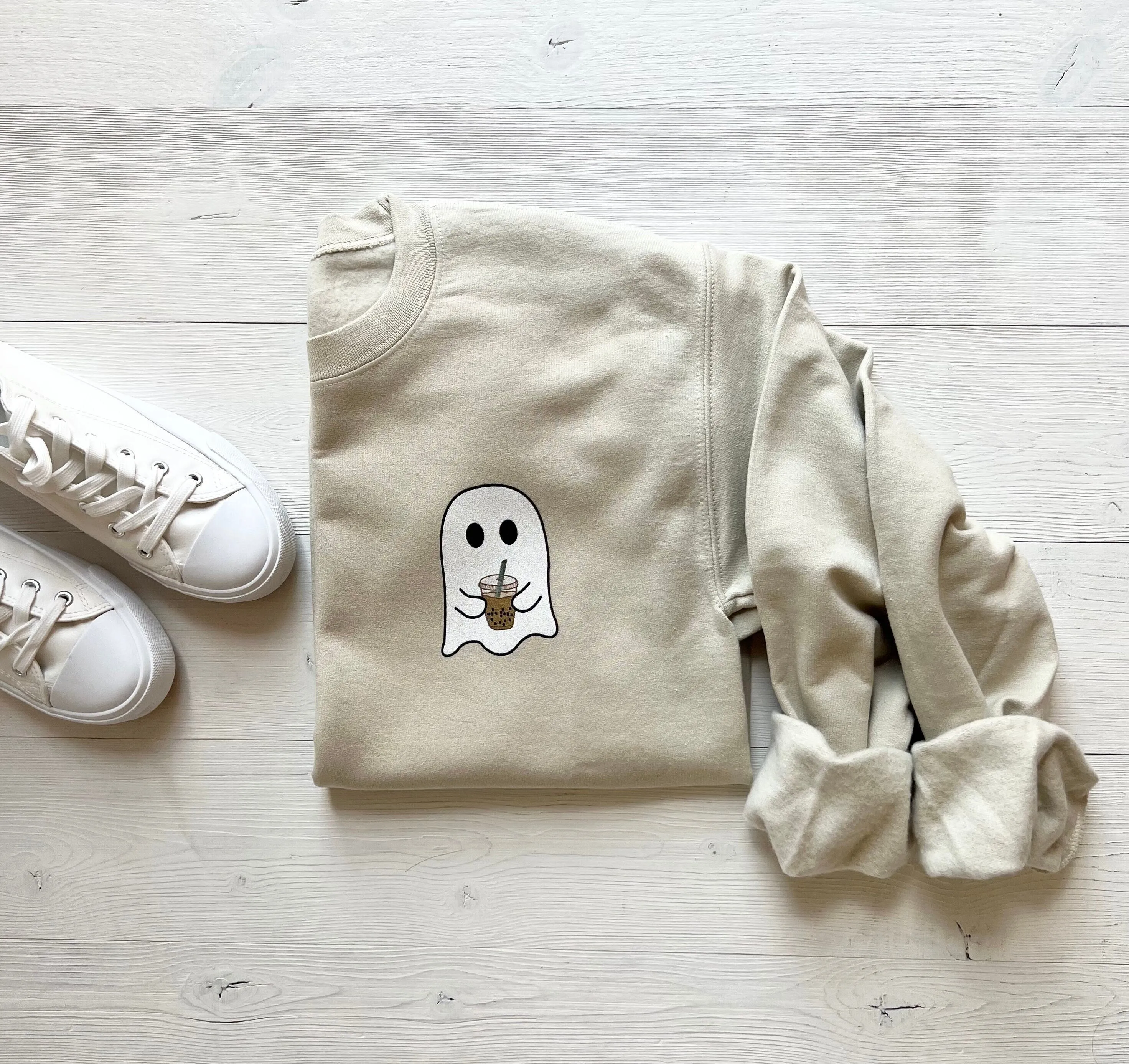 Coffee Drinkin' Ghost Sweatshirt