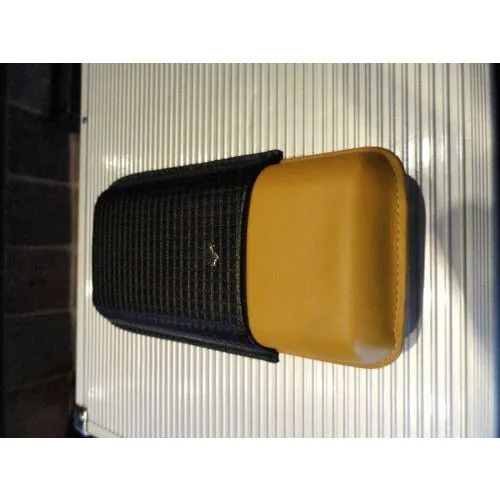 Cohiba Black Leather Cigar Case holds 3 large size cigars without original box