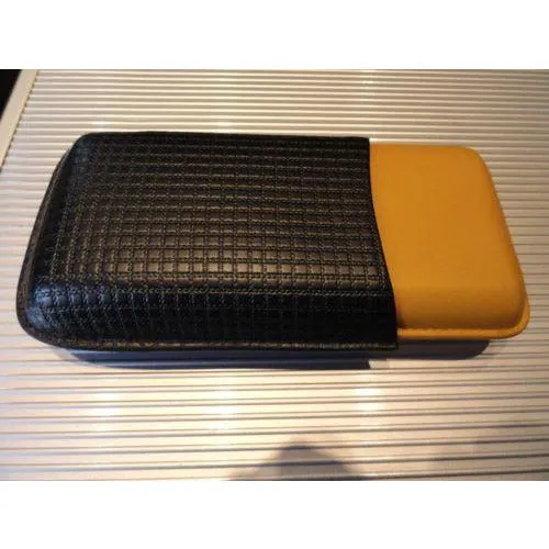 Cohiba Black Leather Cigar Case holds 3 large size cigars without original box