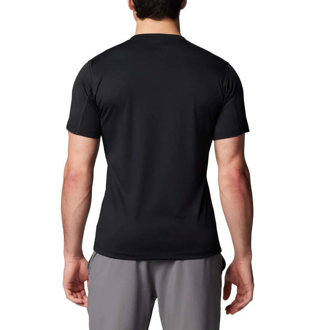 Columbia Mens Black Zero Rules Short Sleeve Graphic Shirt