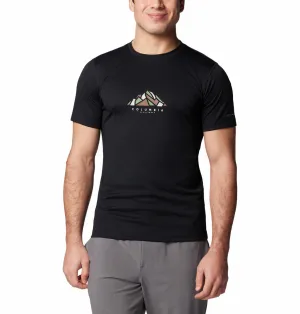 Columbia Mens Black Zero Rules Short Sleeve Graphic Shirt