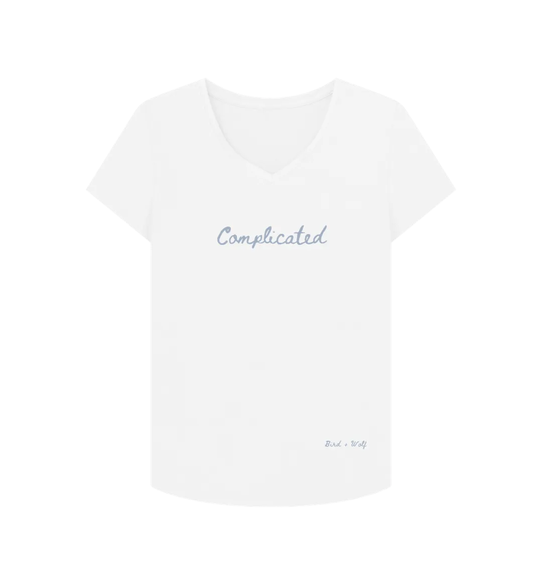 Complicated V Neck Tee