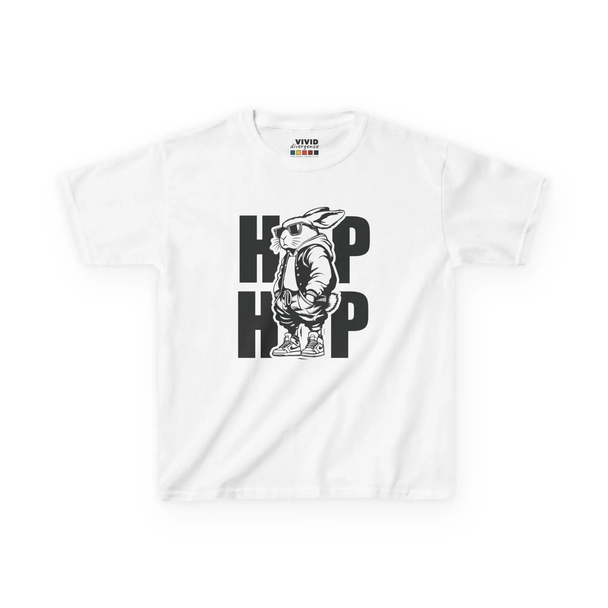 Cool Hip Hop Bunny Easter KIDS T-Shirt