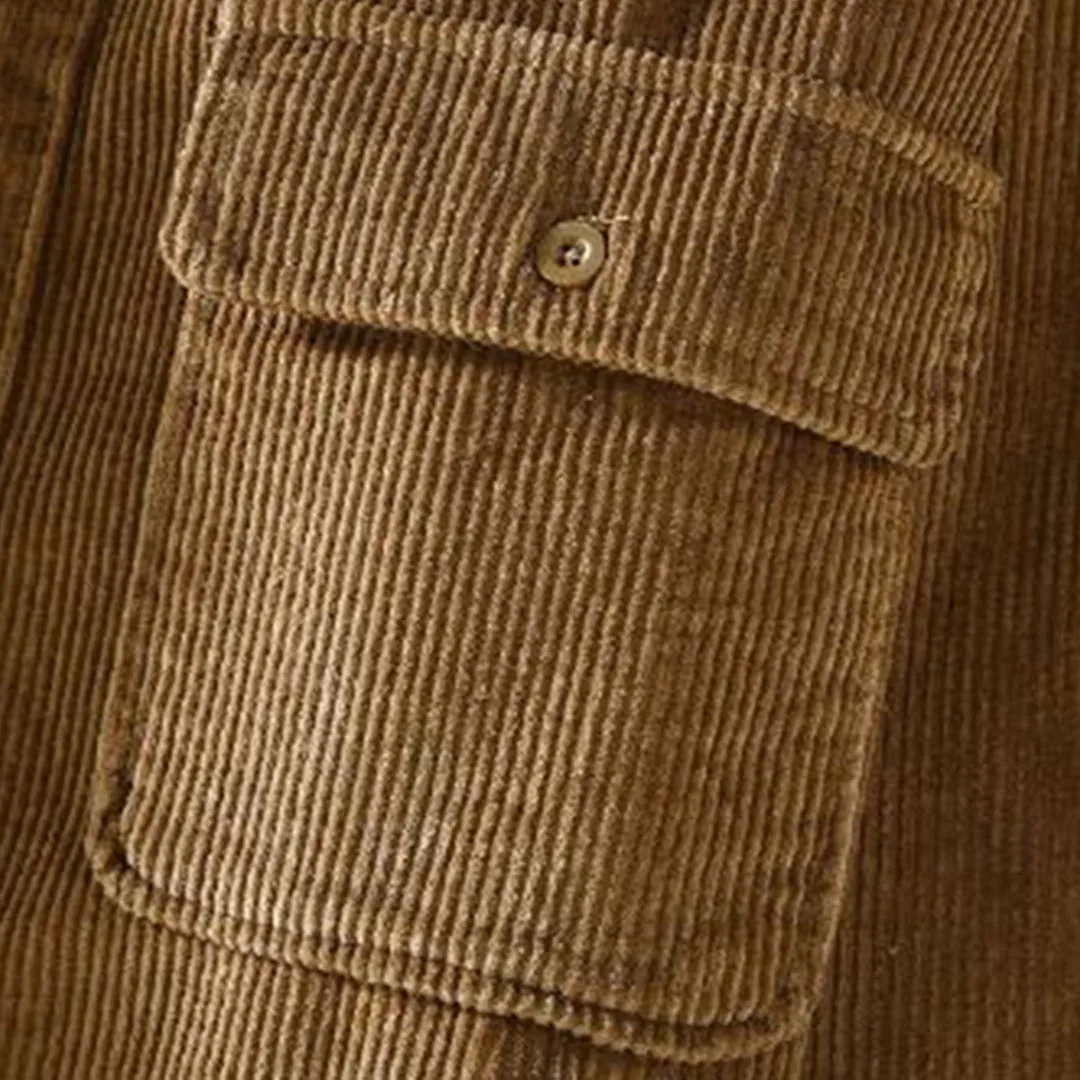 Corduroy winter shirt for men