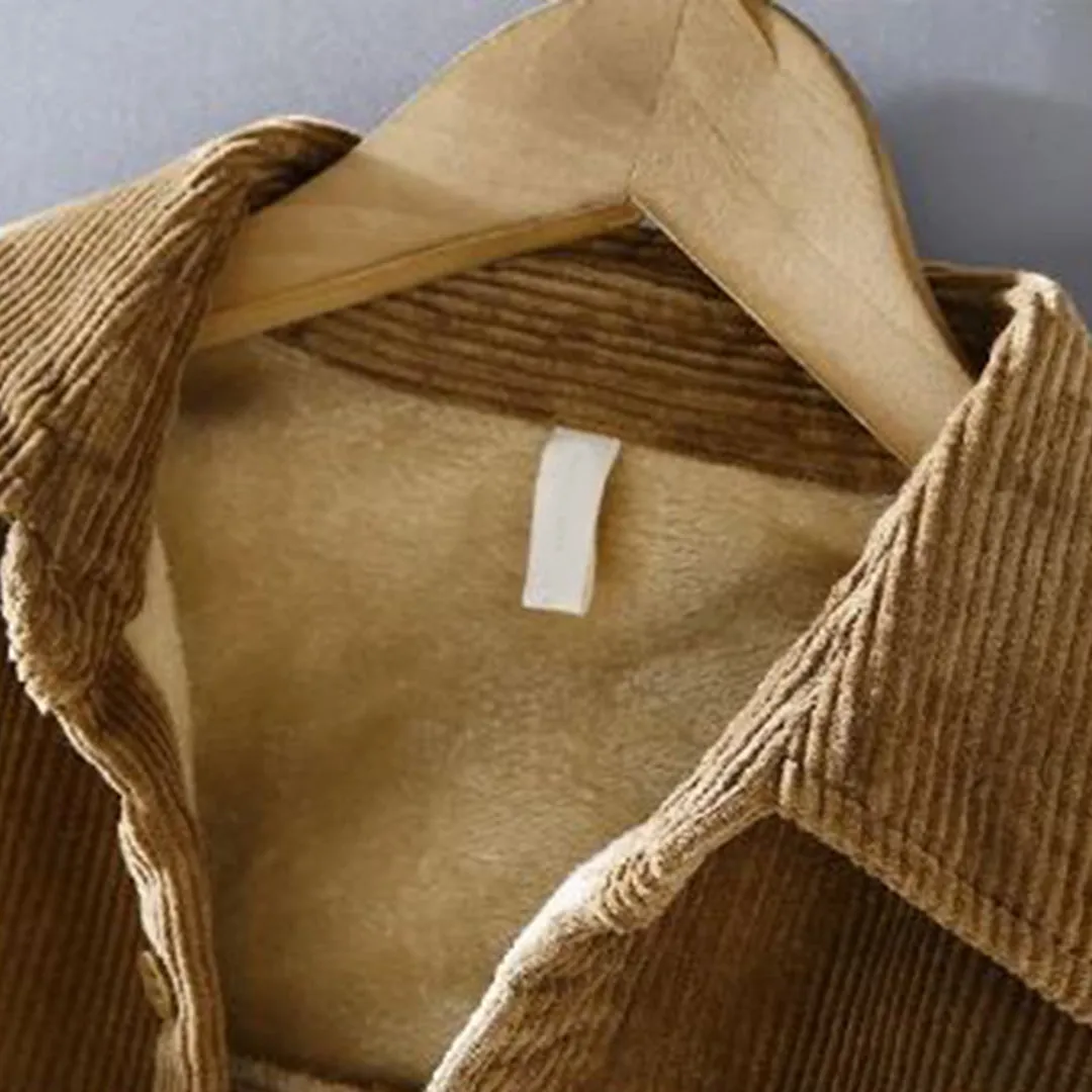 Corduroy winter shirt for men
